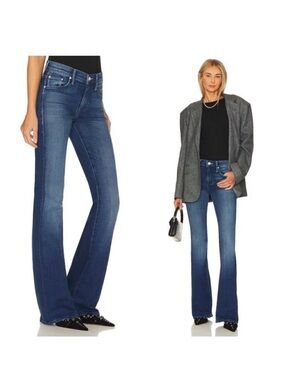 Mother Jeans The Down Low Weekender Heel
